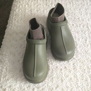 Olive Green Slip-On Shoes